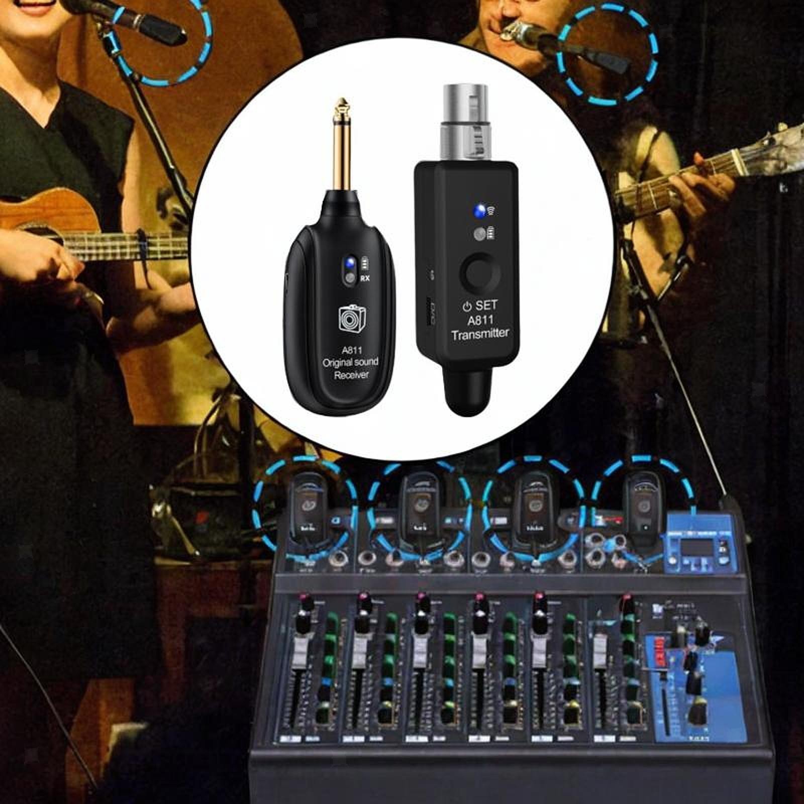 Guitar Transmitters Receiver Audio Transmitters Receiver Recover Vocal Portable