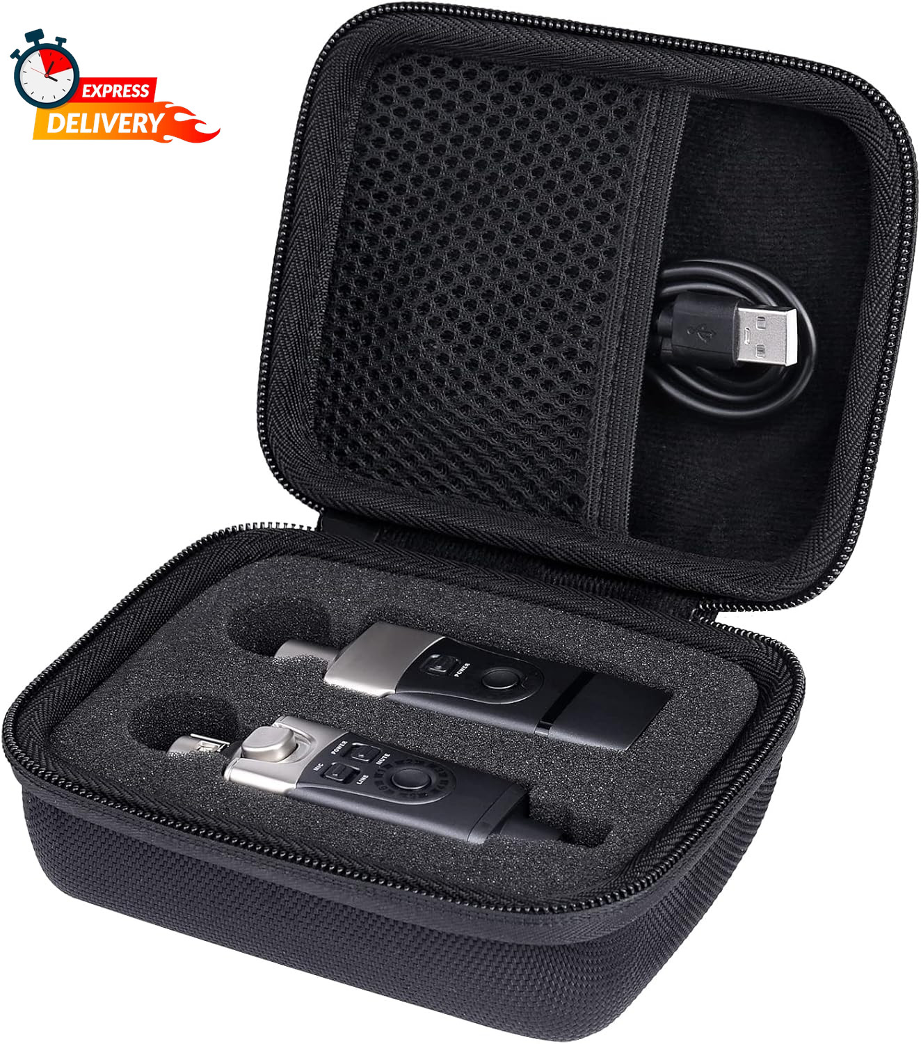 Co2Crea Hard Case Compatible with Xvive U3 U3C Wireless Microphone System XLR Tr