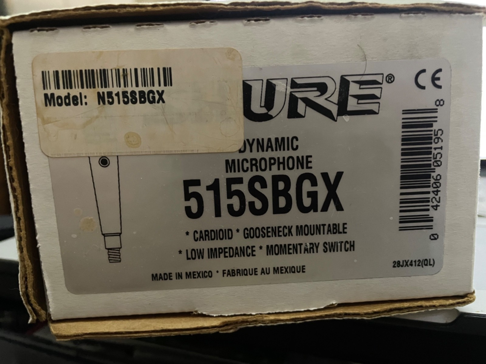 Shure 515SBGX Speech Microphone
