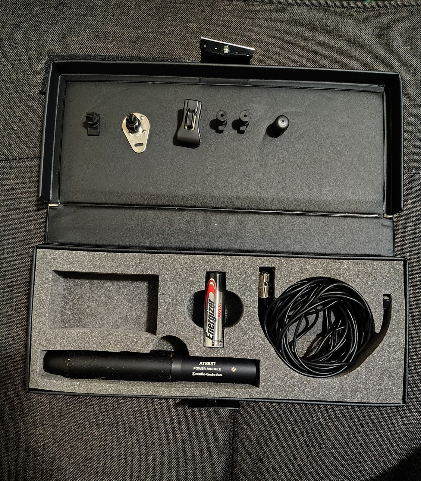 Audio-Technica AT8537 Power Module & Lavalier Microphone