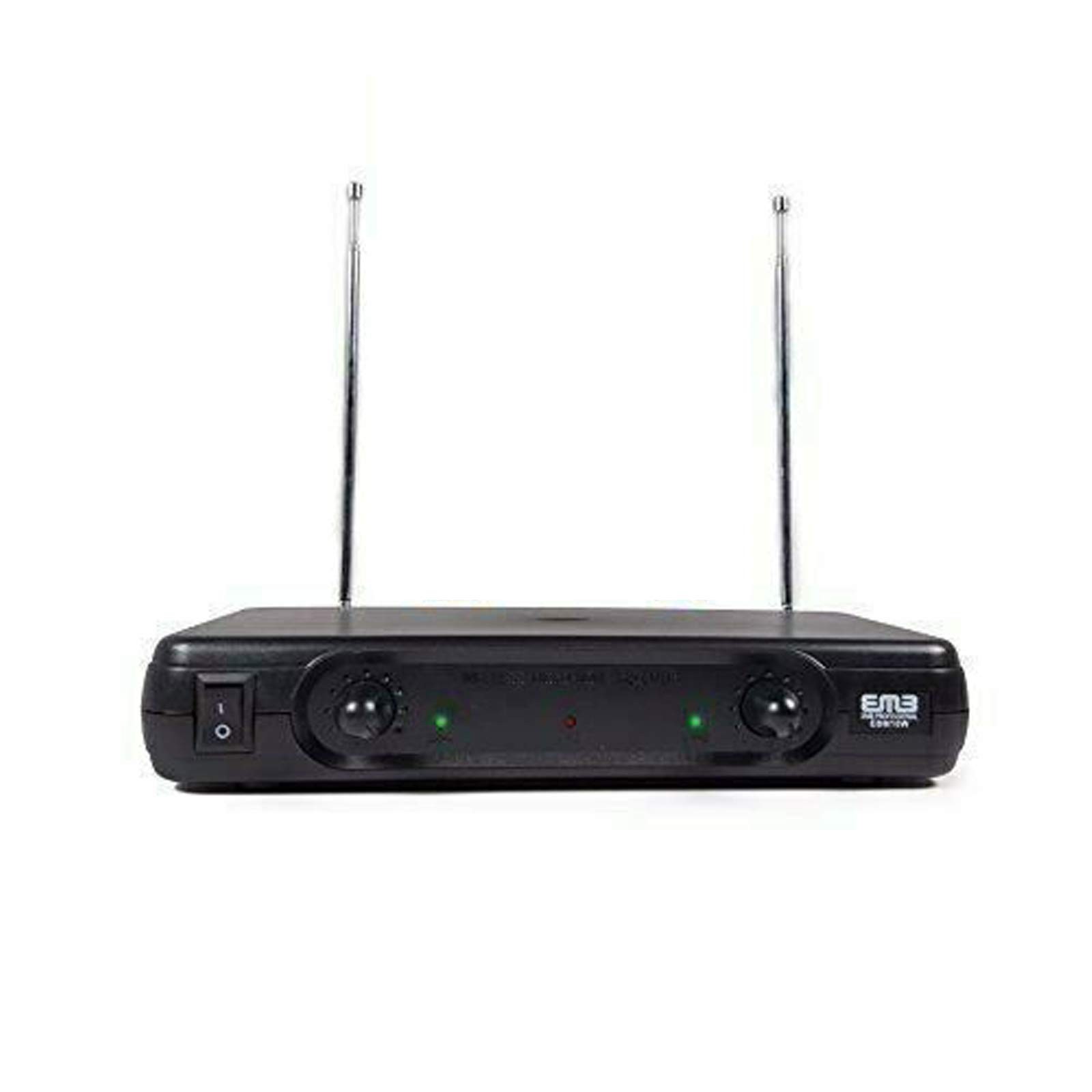 EMB Pro EBM10W Professional Dual VHF Wireless Handheld Microphone System
