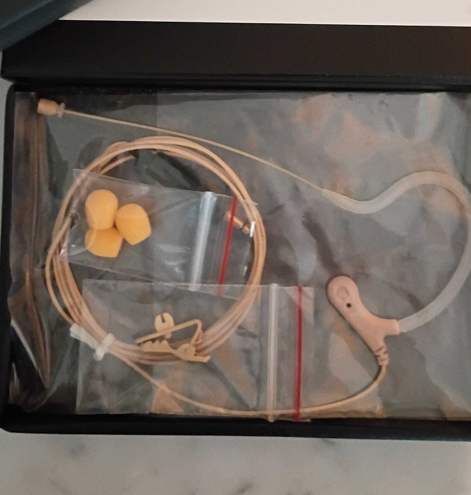 Senal UEM-155 35H BE Omni Microphone Headset 3.5 Sennheiser Connector NEW Beige