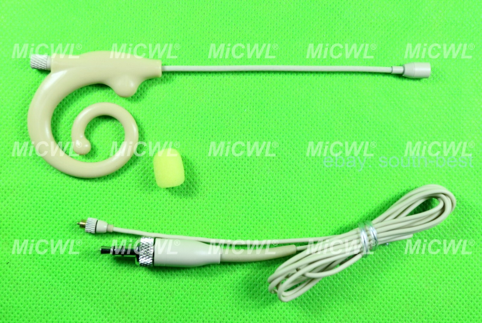 Snail Ear Hook Headset Microphone for Sennheiser G1 G2 G3 G4 Detachable Plug