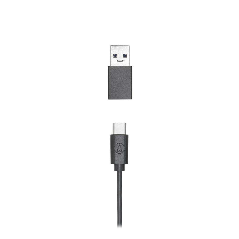 Audio-Technica ATR2X-USB Microphone & headphone 3.5 mm to USB-C audio adapter