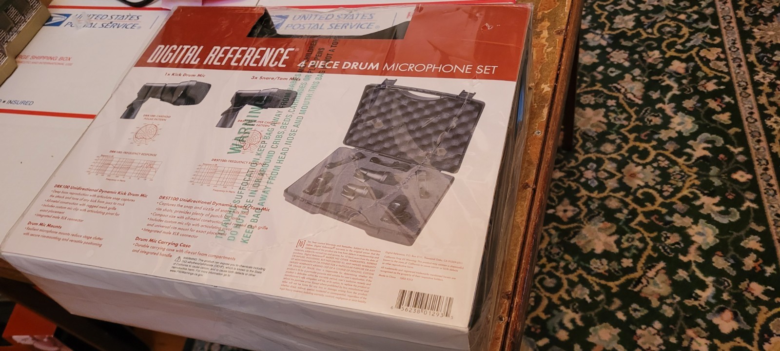 Digital Reference DRDK4 4-Piece Drum Mic Kit – NEW In Box – Plastic Opened