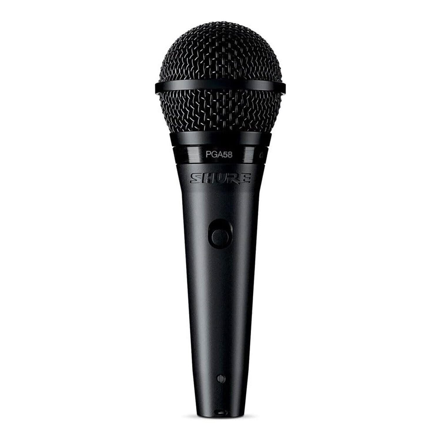 Shure PGA58 Dynamic Microphone – Handheld Mic for Vocals with Cardioid Pick-u…