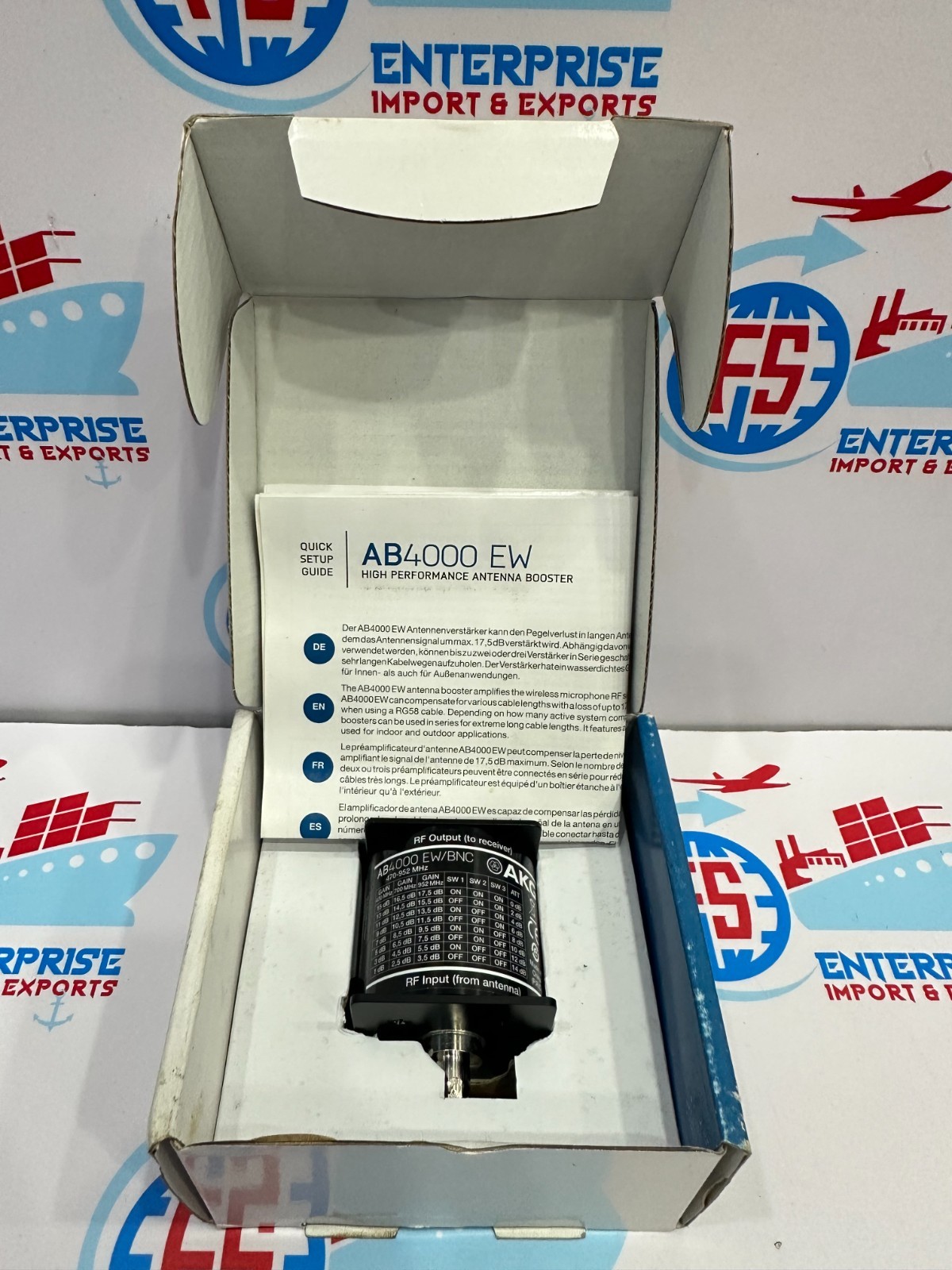 AKG AB4000 EW Antenna Booster for Active and Passive Antennas (470 to 952 MHz)