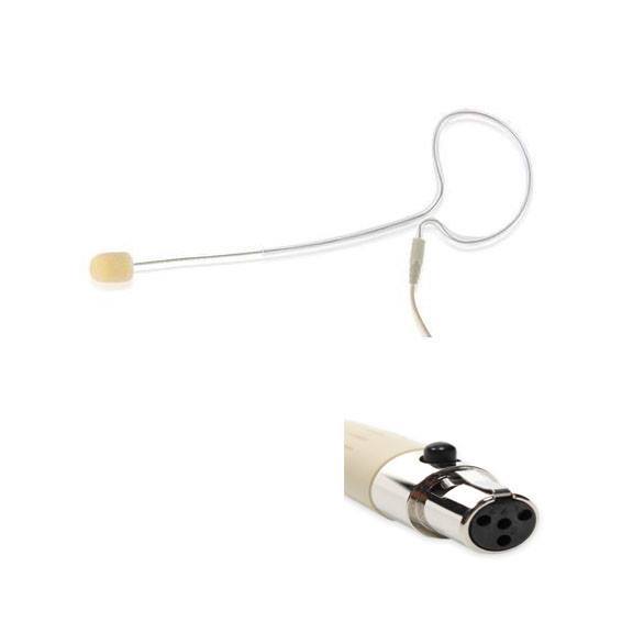 Earset Headset Mic Beige Tan w/ TA4F connector For Shure BLX14 Wireless System
