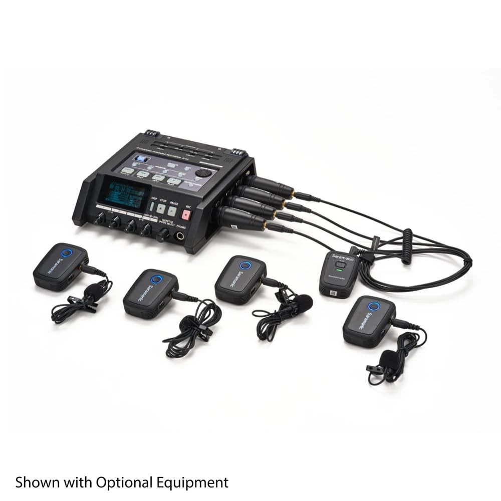 Saramonic Blink 500 T4 4-Channel Wireless Lavalier Microphone System, 4 Trans…
