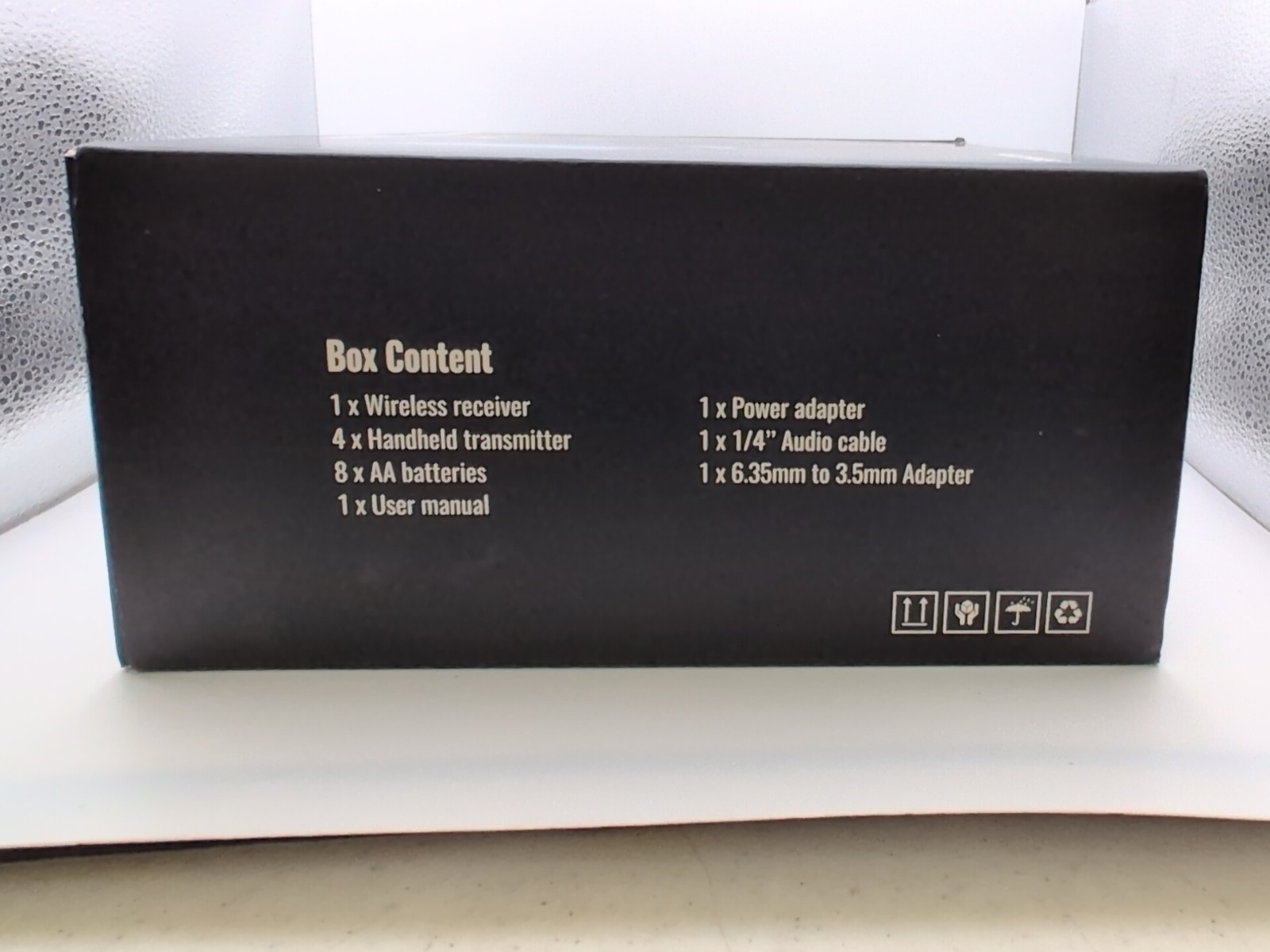 Melonare Quad-channel Wireless Microphone System Mwm-41 NEW 4×10 Adj Frequency