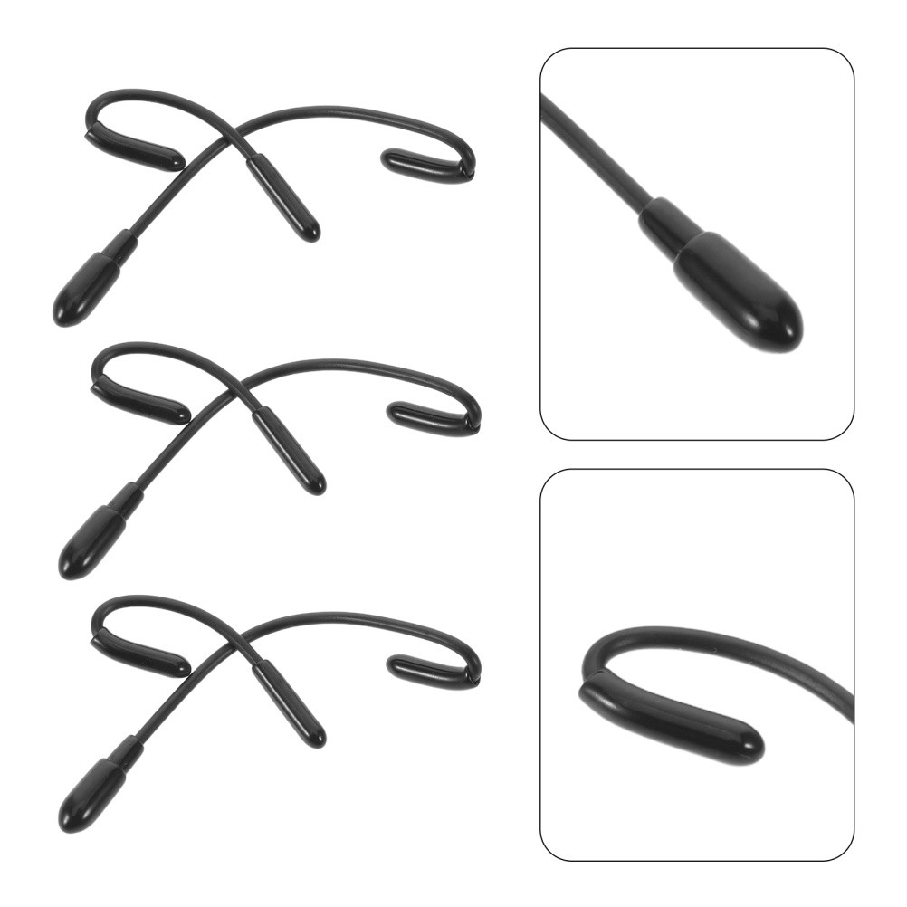 3 Pairs Simulation Doll Headset Headphones for Dolls Earpiece Costume