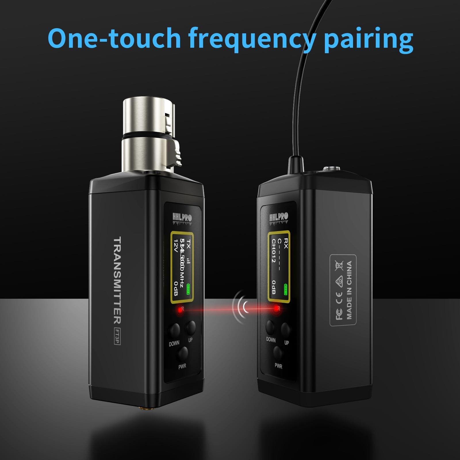 Wireless in Ear Monitor System UHF 902-927 MHz 50-Channel 300ft Range F10P