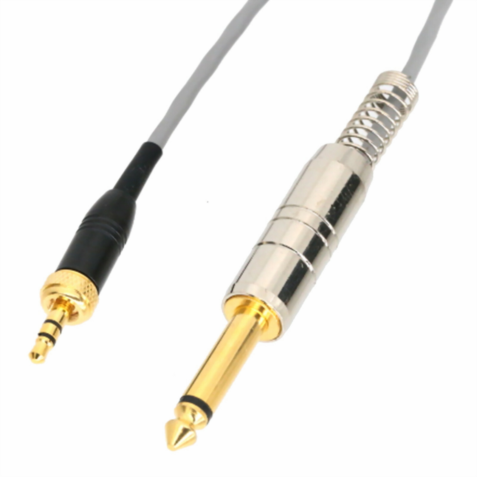 3.5mm plug stereo Locking to 6.35mm 1/4″ Canare cable for Pro Lapel headphone