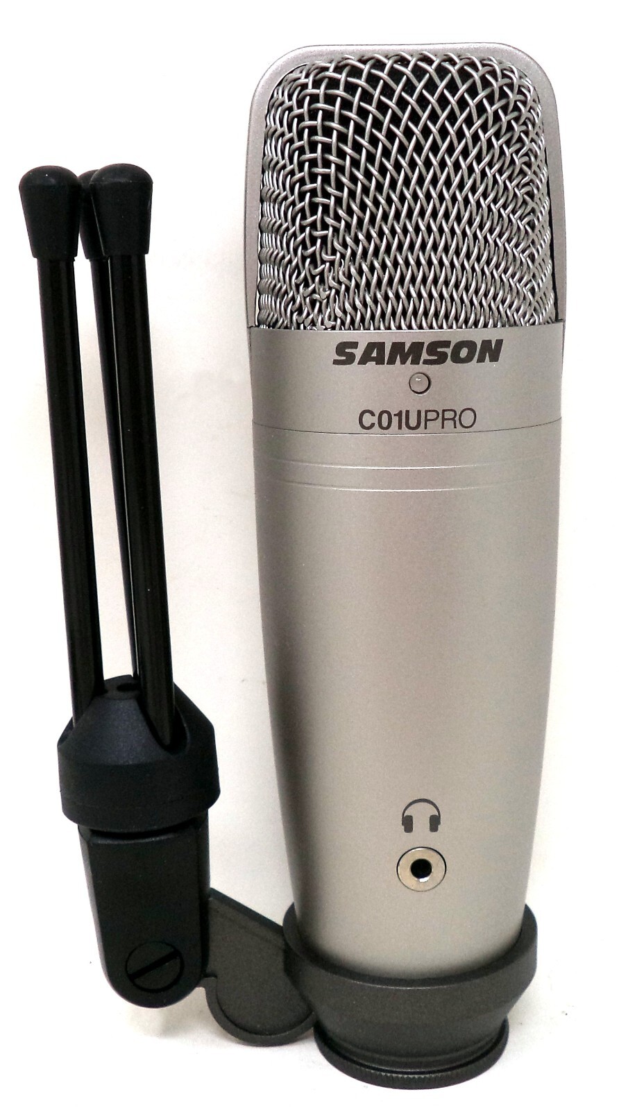 SAMSON Silver C01UPRO USB Studio Condenser Microphone + Manual + Cable