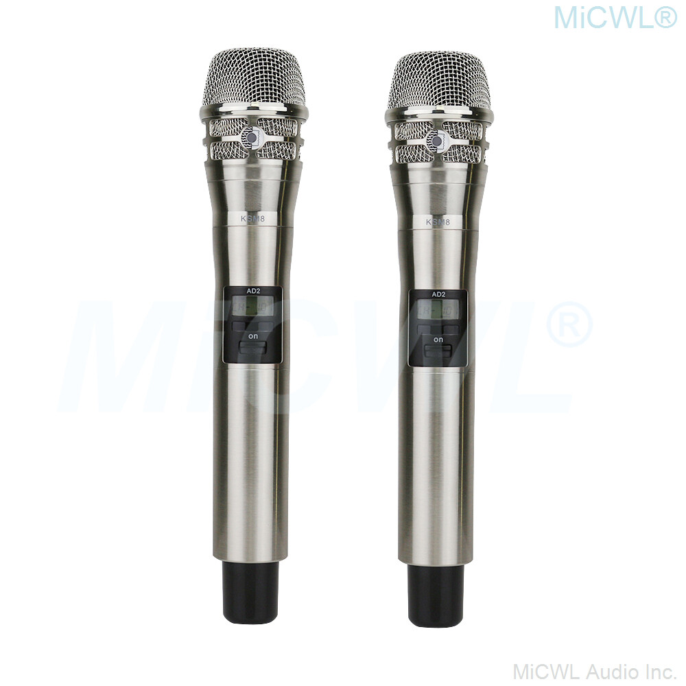 Advanced KSM9 Condenser Capsule Wireless Microphone ULXD4D System Dual Handheld