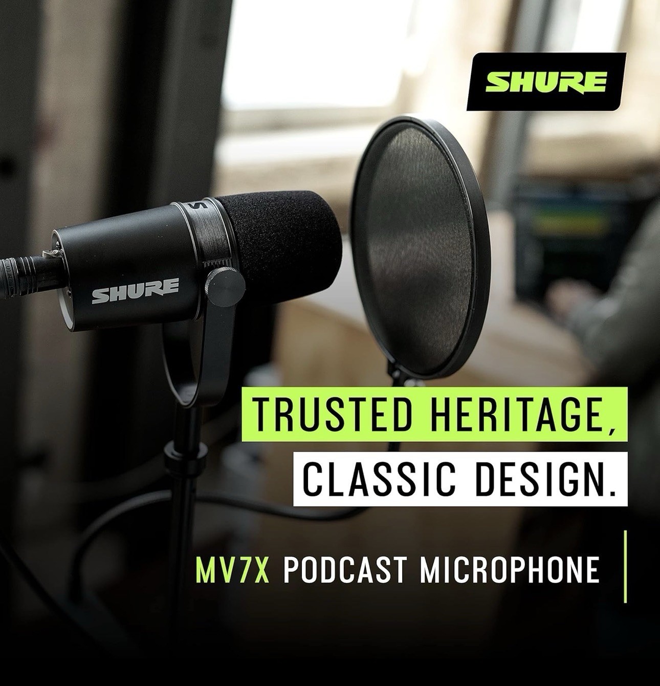 Shure MV7 Dynamic Microphone Podcast Kit