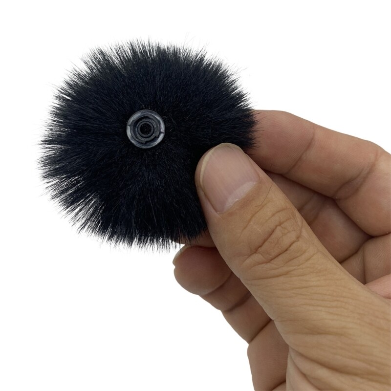 Lavalier Microphone Furry Windscreen Furs Windshield Wind Muff for MIC