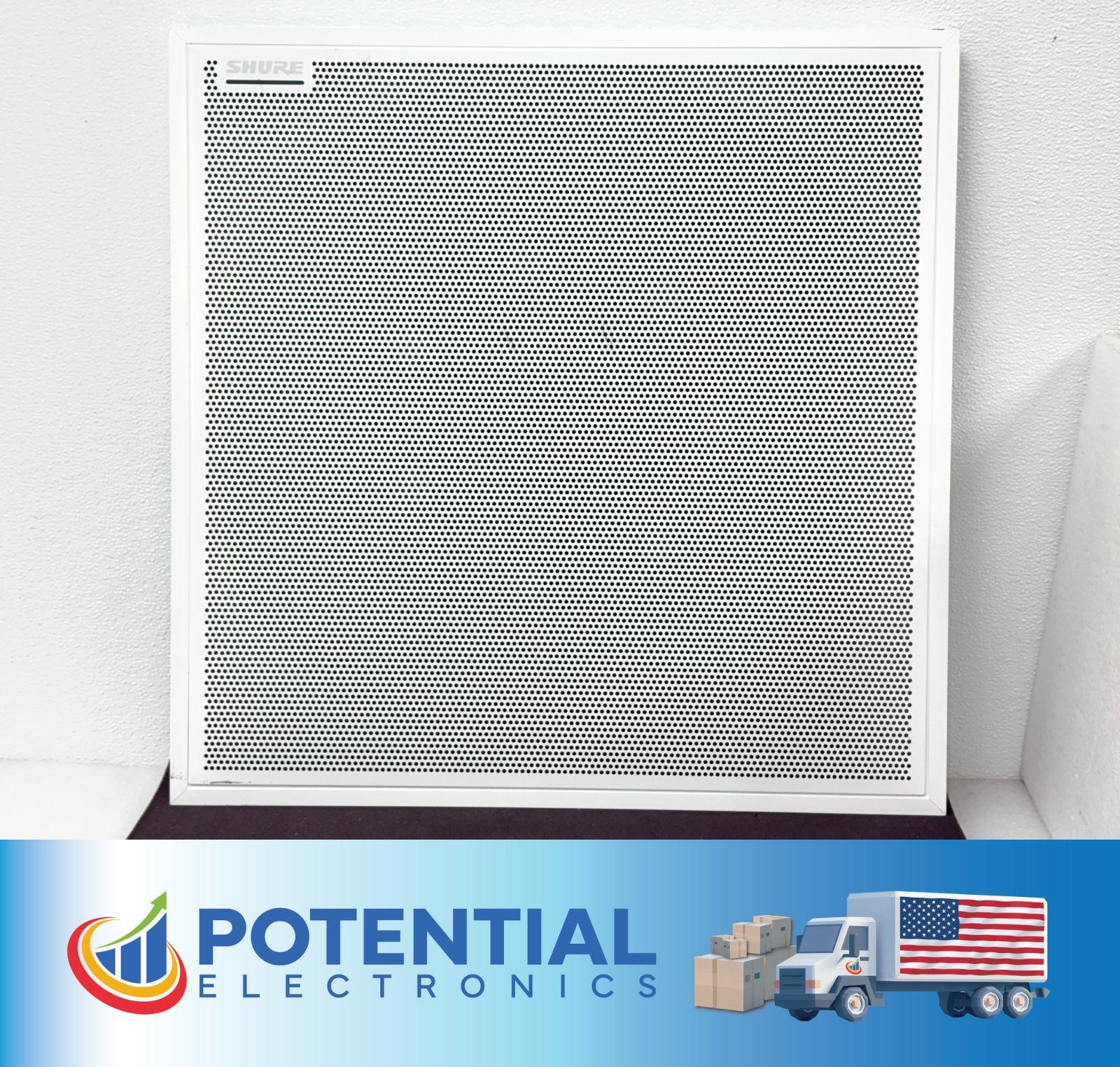 Pre Owned | Shure MXA910W 24″ Microflex Advance Ceiling Array Microphone – White