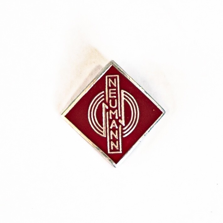 Genuine Neumann TLM 102 Microphone Replacement Red Logo Badge Mic TLM102