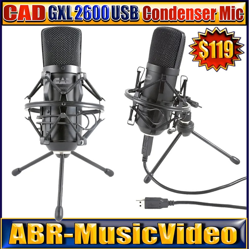 CAD Audio GXL2600USB Large Diaphragm USB Studio Microphone