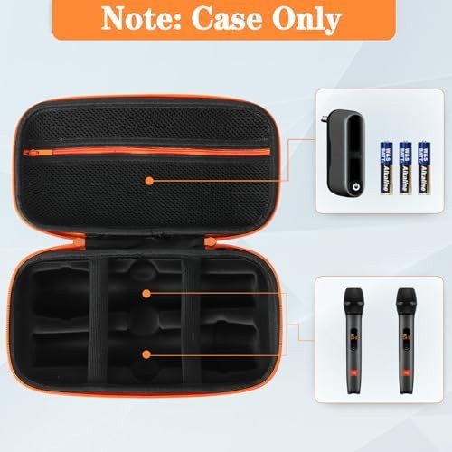 Bluetooth Microphone Wireless Case Compatible with JBL PartyBox Wireless Mic …