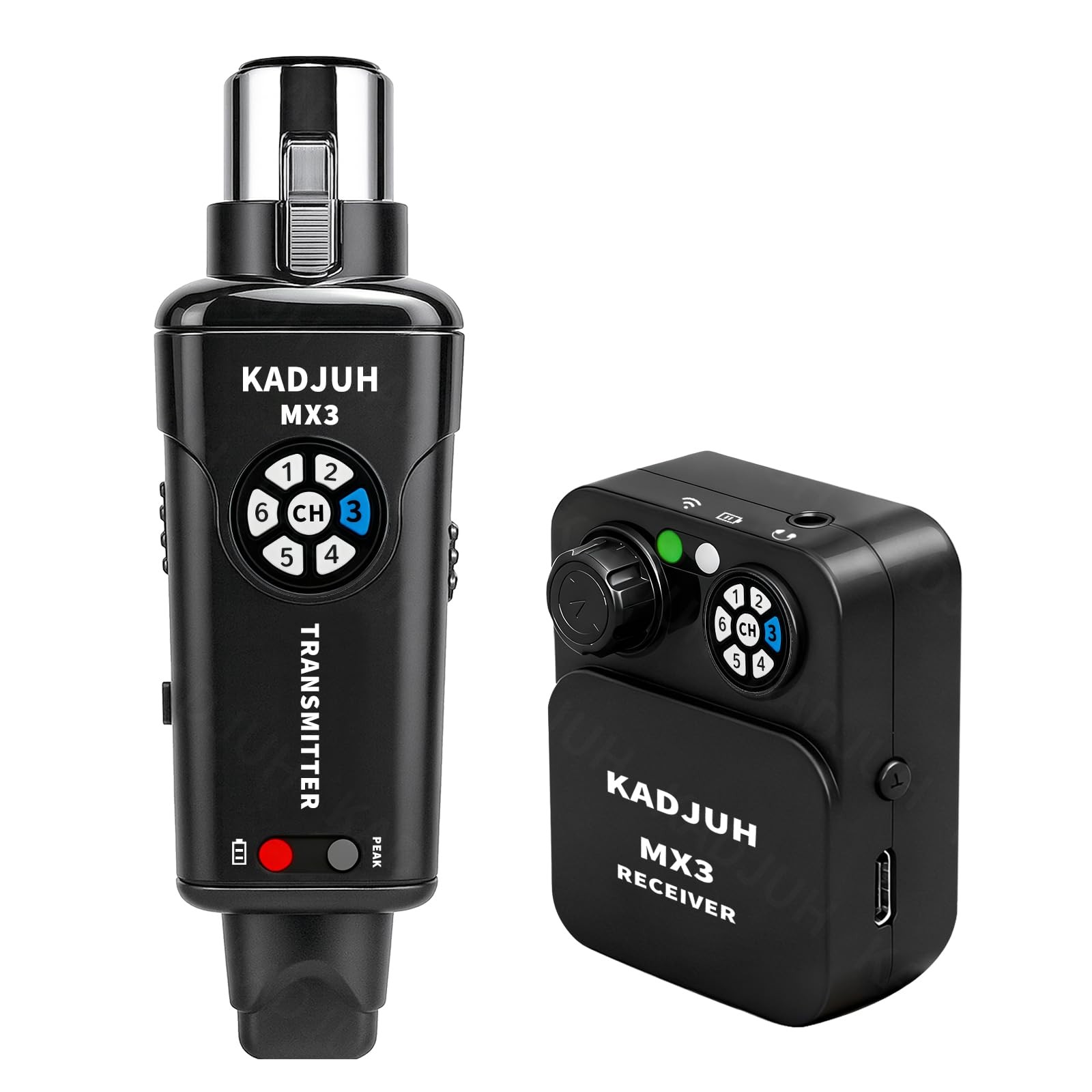 Kadjuh MX3 Wireless in Ear Monitor System 2.4ghz Stereo IEM System