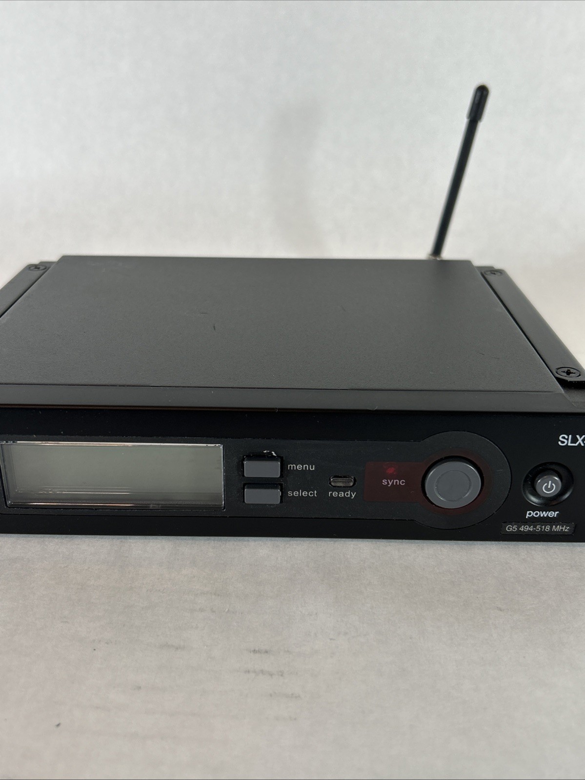 Shure SLX4-G5 494-518MHz Wireless Microphone Receiver (RECIEVER ONLY) Tested