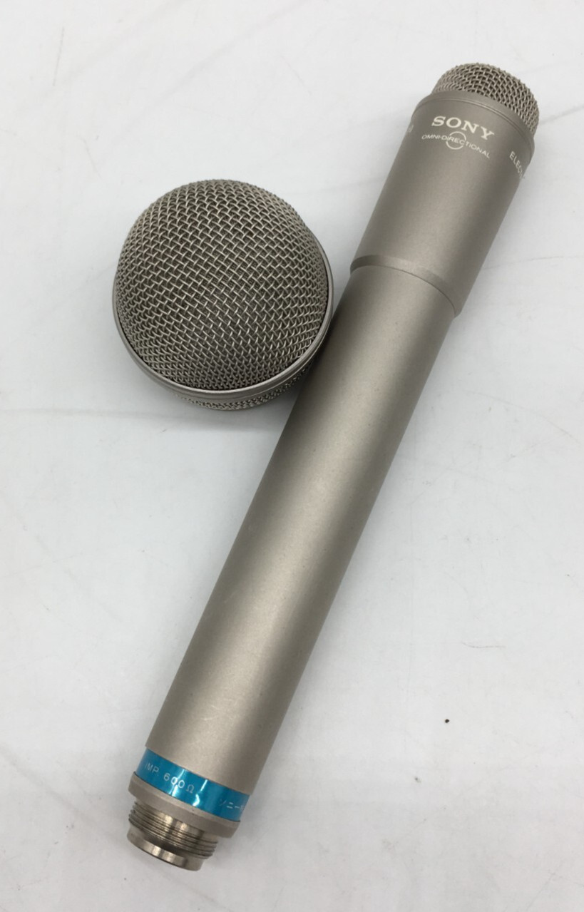 Sony ECM-170 Electret Condenser Microphones Pair Tested w/ Boxes & Manuals