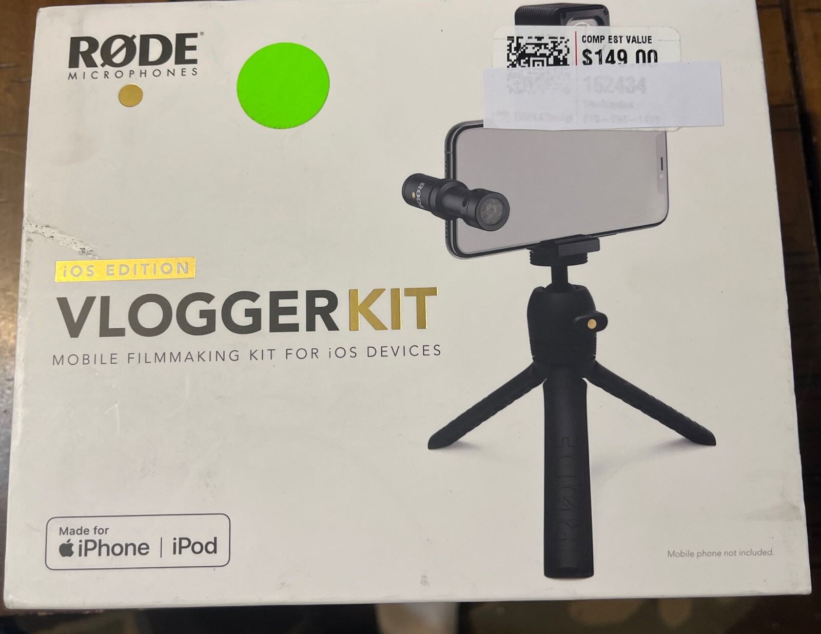 RODE VLOGGER KIT IOS EDITION MOBILE PHONE FILMMAKING KIT FOR IOS DEVICES Sealed