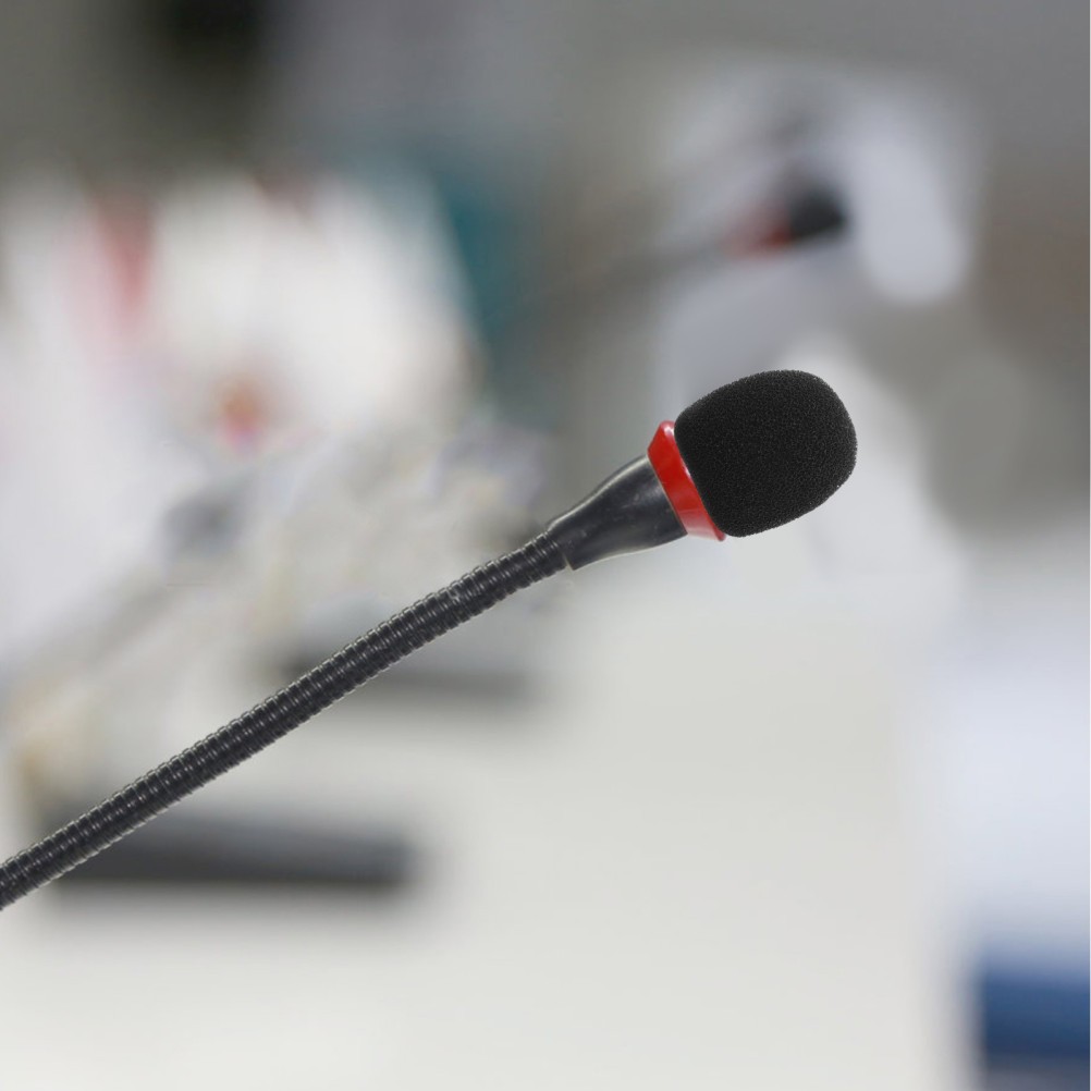 6Pcs Durable Foam Headset Mic Windscreens for Lavalier Wireless Mic Black