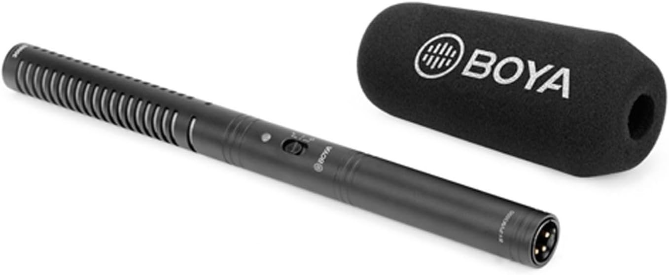 BOYA BY-PVM3000S Professional XLR Shotgun Microphone Kit