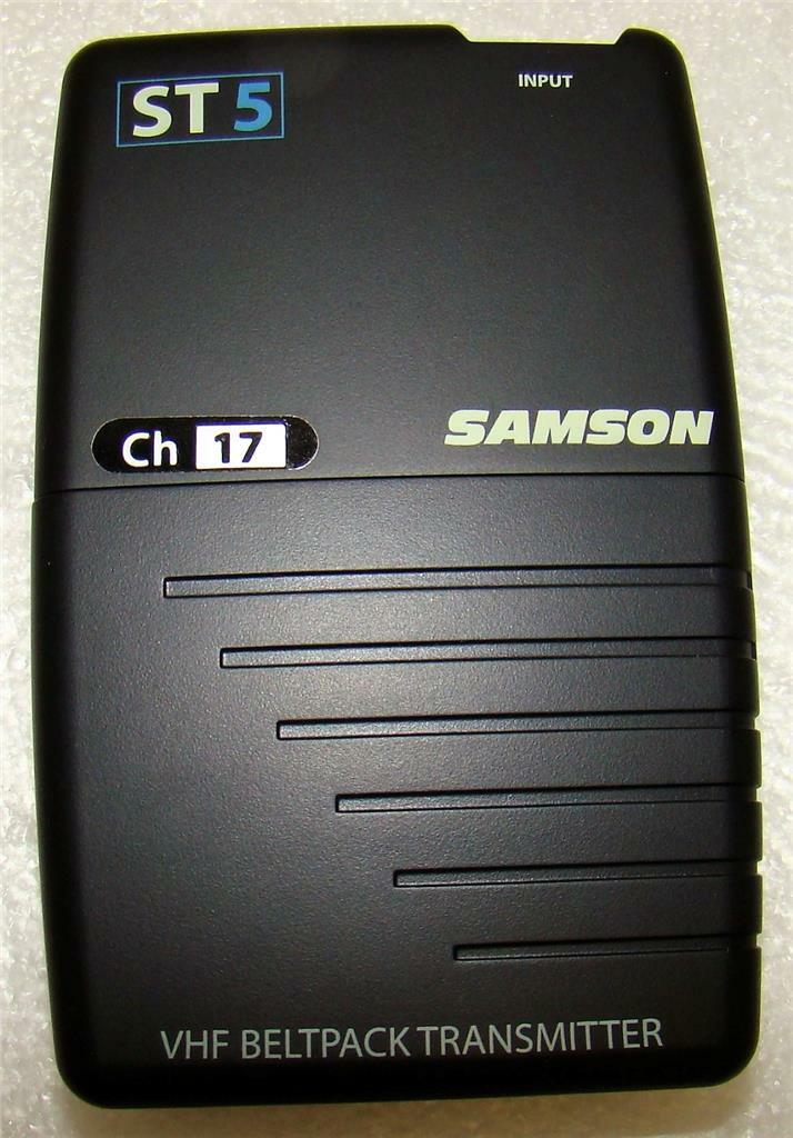 Samson SR5 VHF Wireless Receiver W/ Case and Accessories New other