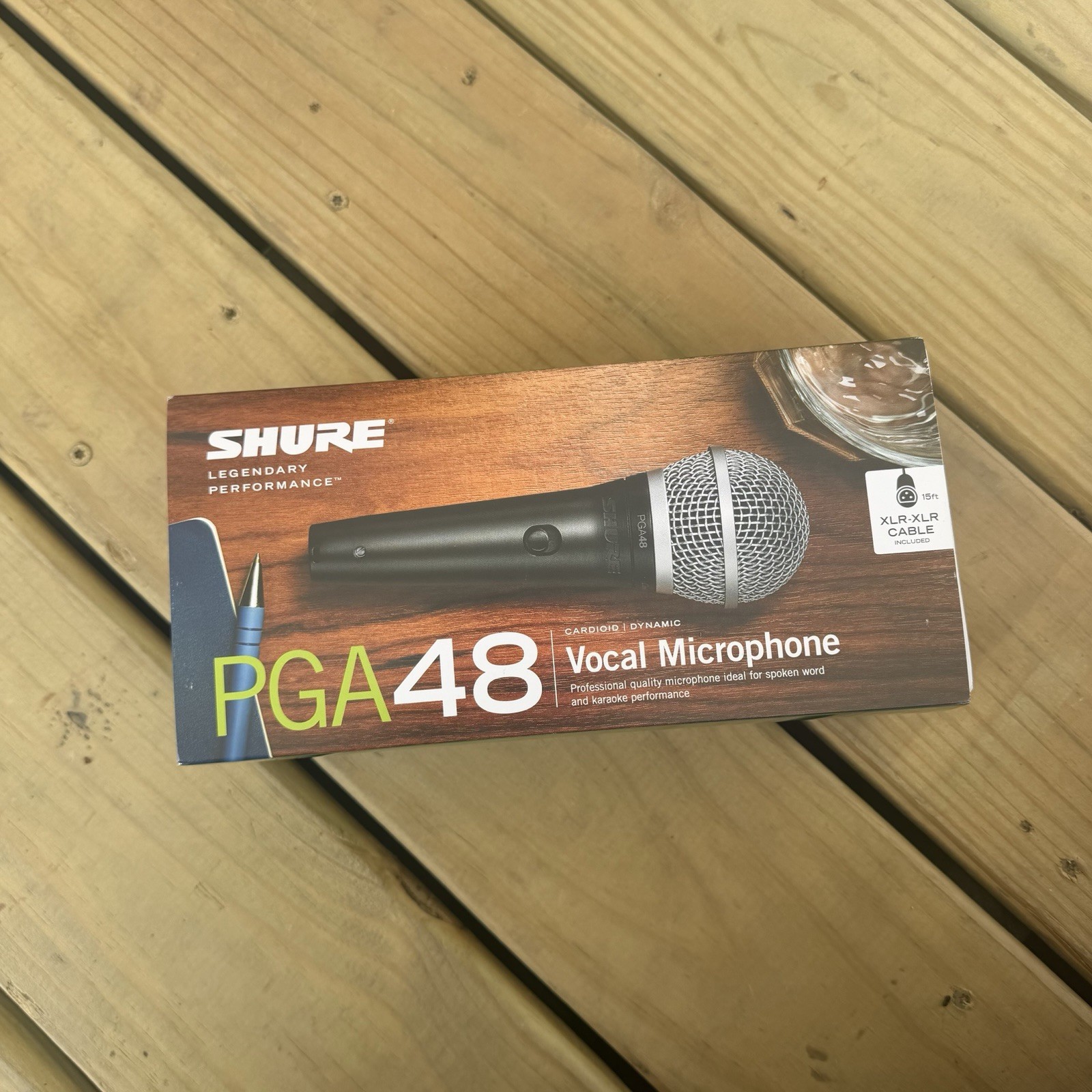NEW Shure PGA48 PGA48-LC Dynamic Microphone Cardioid Authentic
