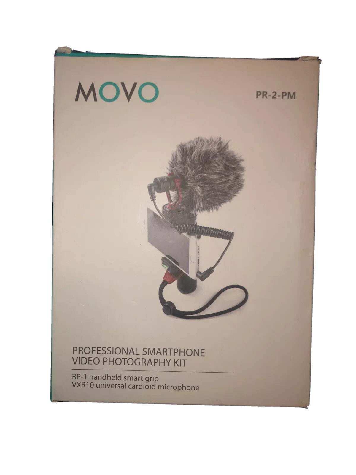 Movo Smartphone Video Rig with Shotgun Microphone Grip Handle