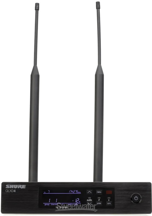 Shure QLXD4 Digital Wireless Receiver – V50 Band
