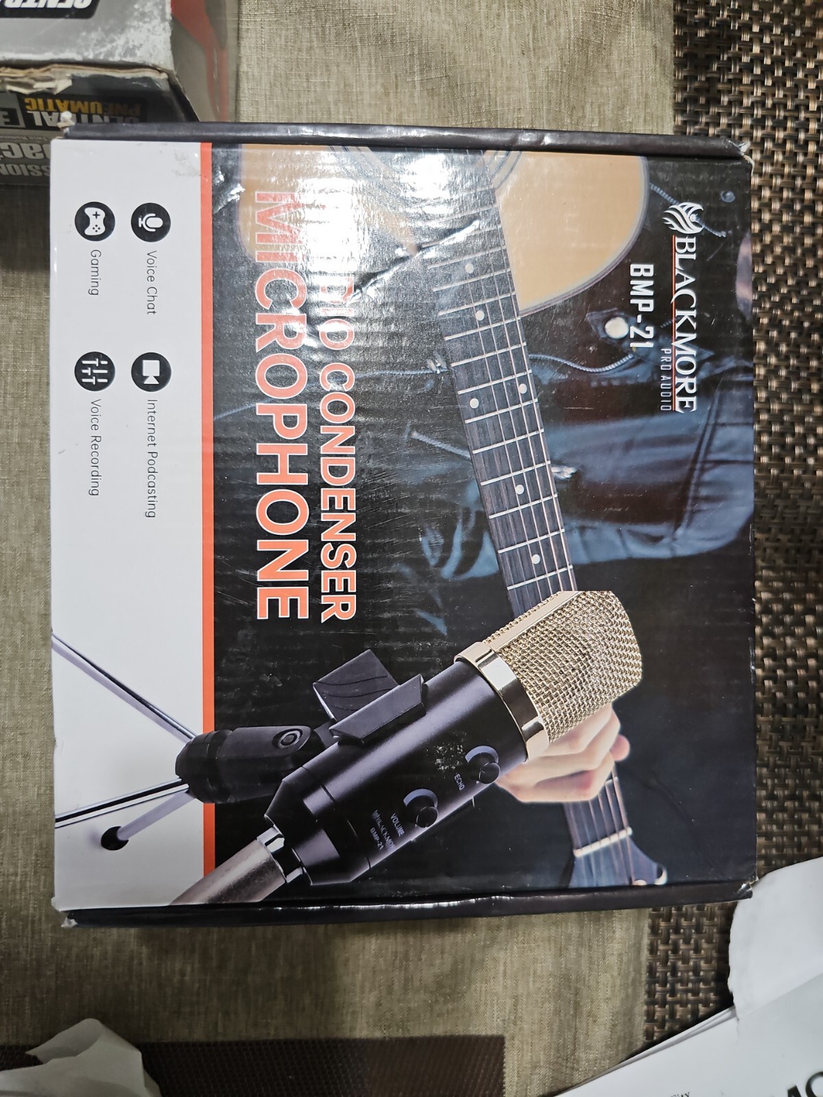 Blackmore Pro Audio Microphone New In Box GOLD BMP 21