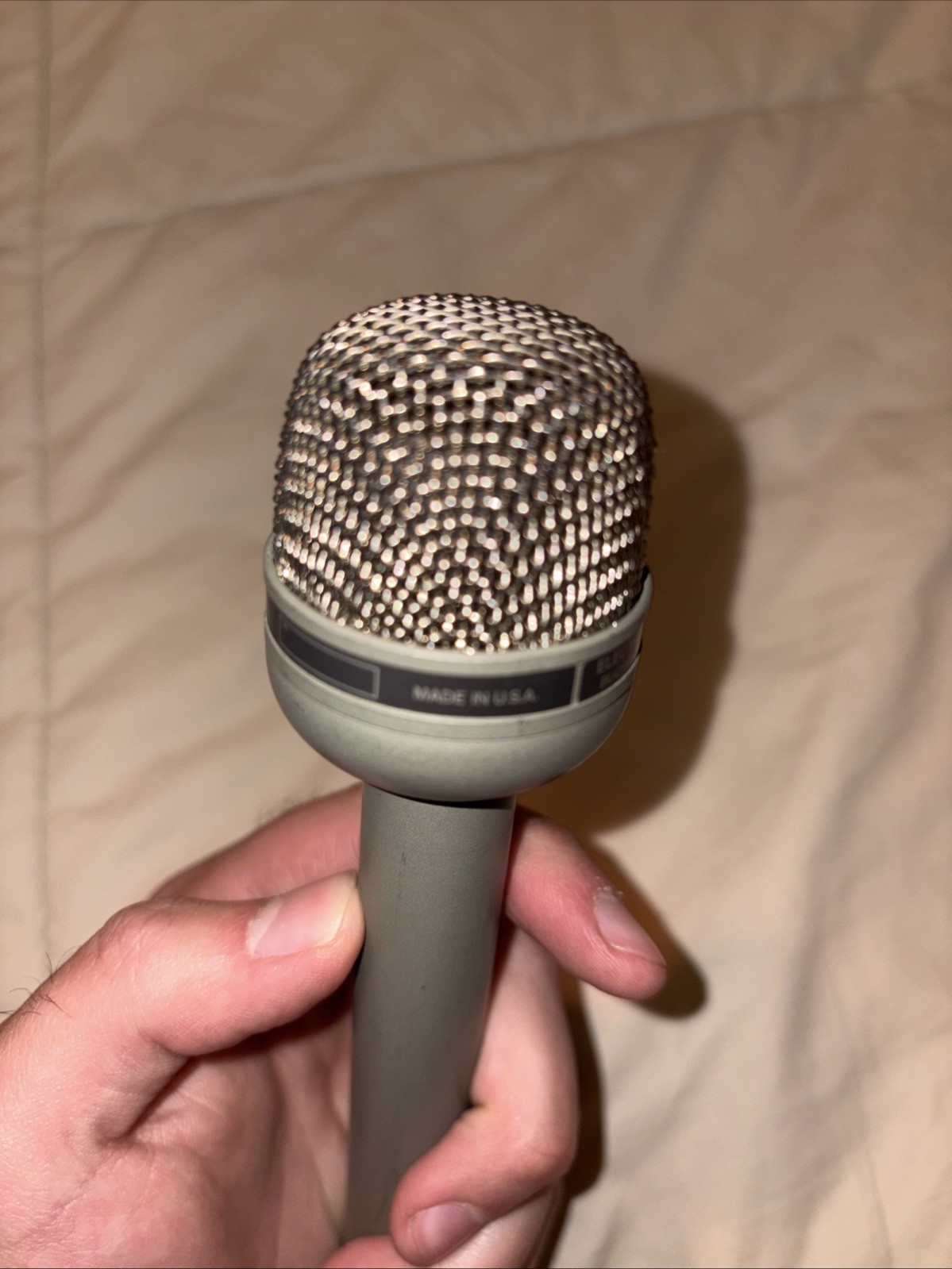 Vintage Electro-Voice EV RE18 Dynamic Super-Cardioid Microphone USA -Works Great