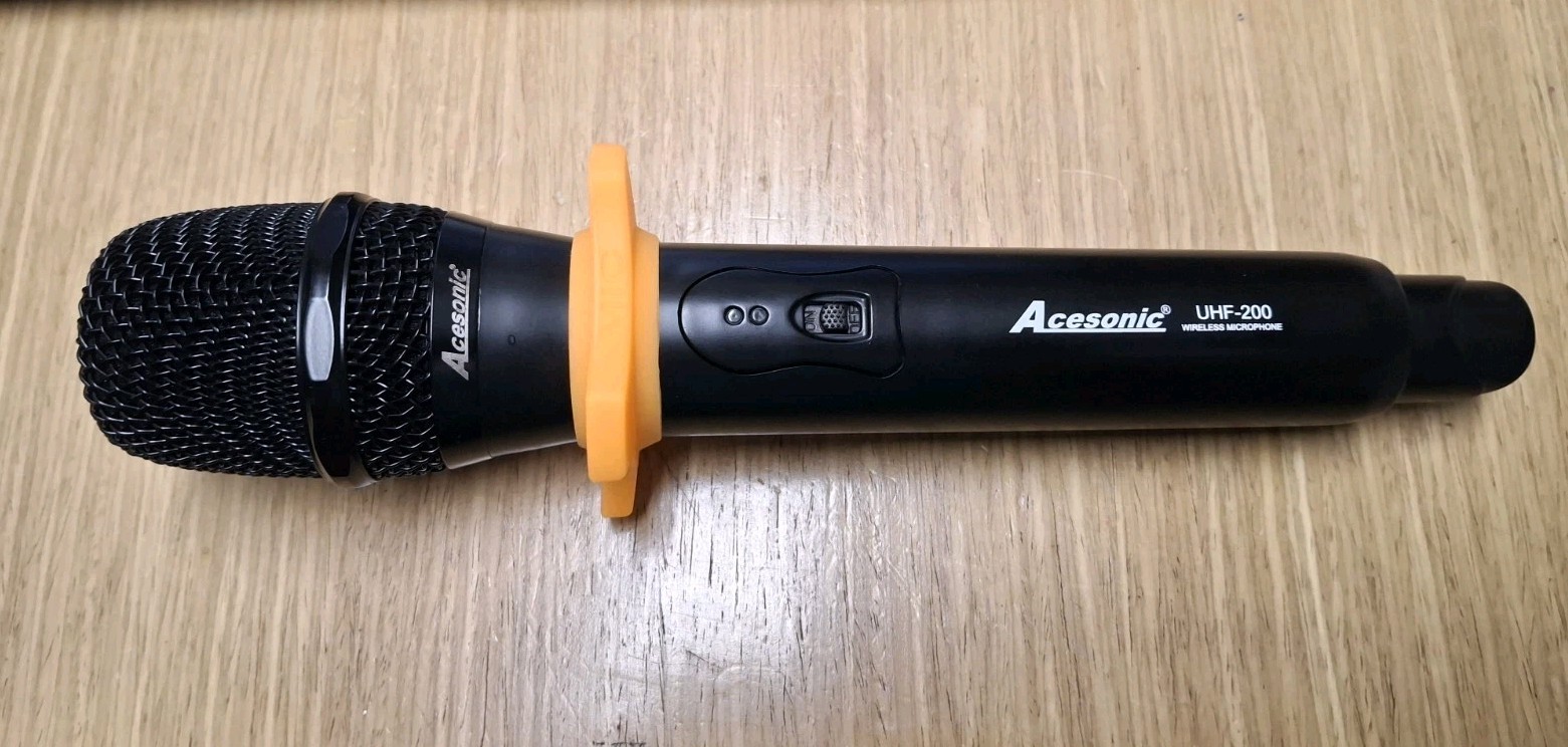 (1) Microphone For Acesonic UHF-200 Wireless Professional Microphone System