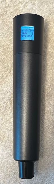 Lectrosonics HH Wireless Handheld Transmitter & HHC Cardioid Capsule Block 19