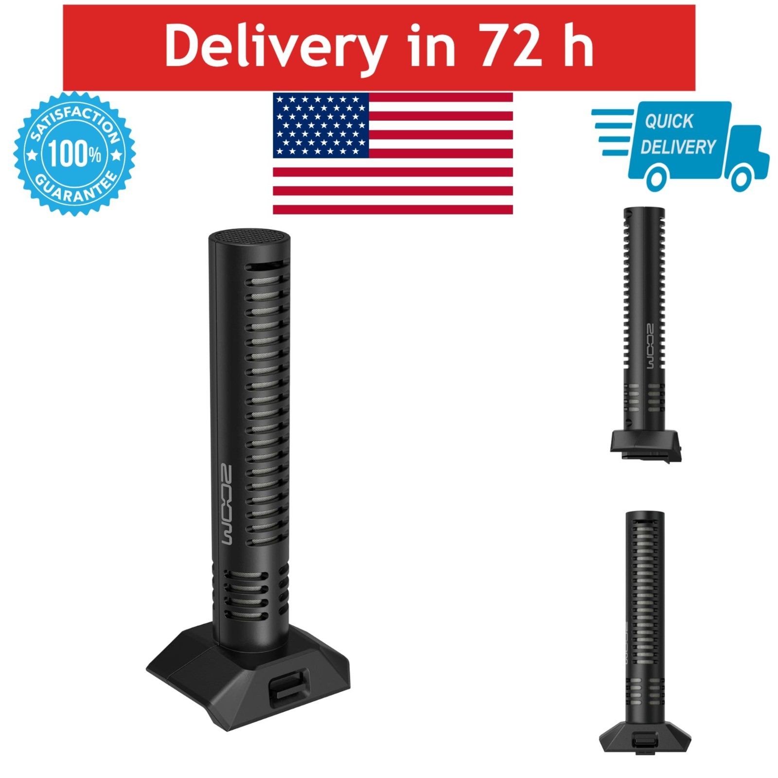 Zoom SSH-6e Stereo Shotgun Microphone Capsule for H6 & H5 – M/S Technology