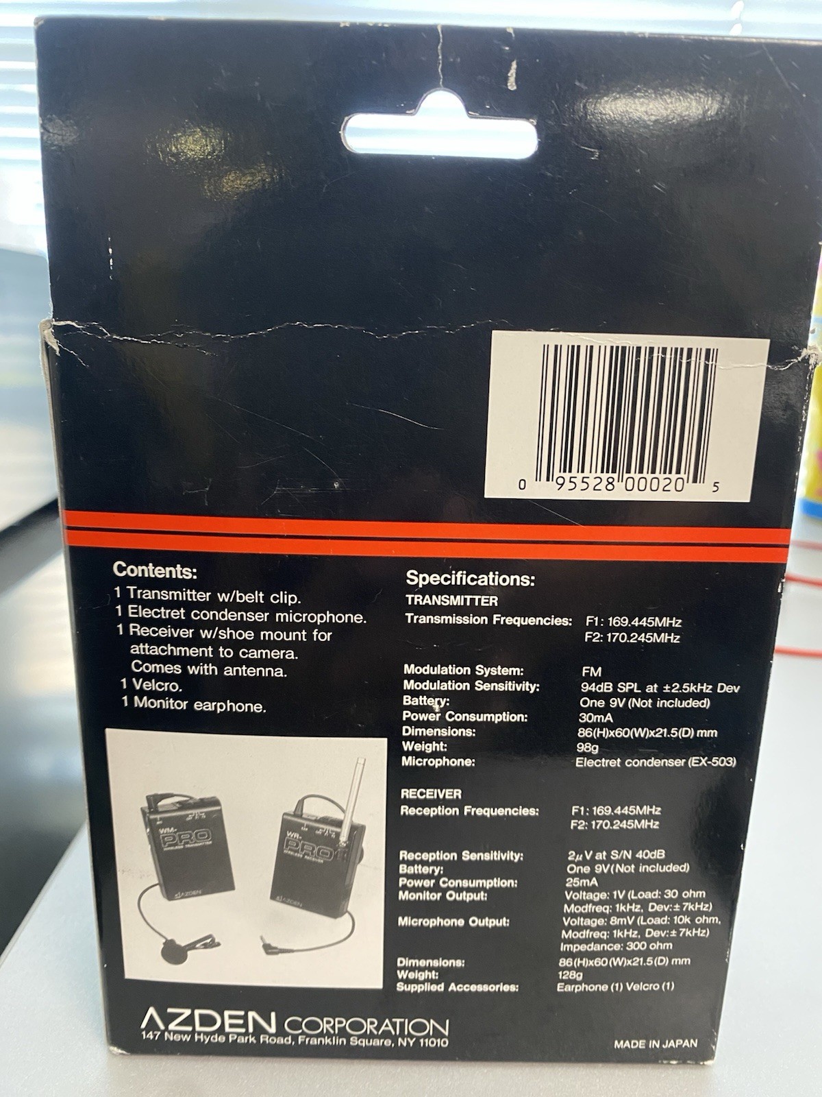 AZDEN – WLX-PRO VHF Wireless Lapel Microphone System