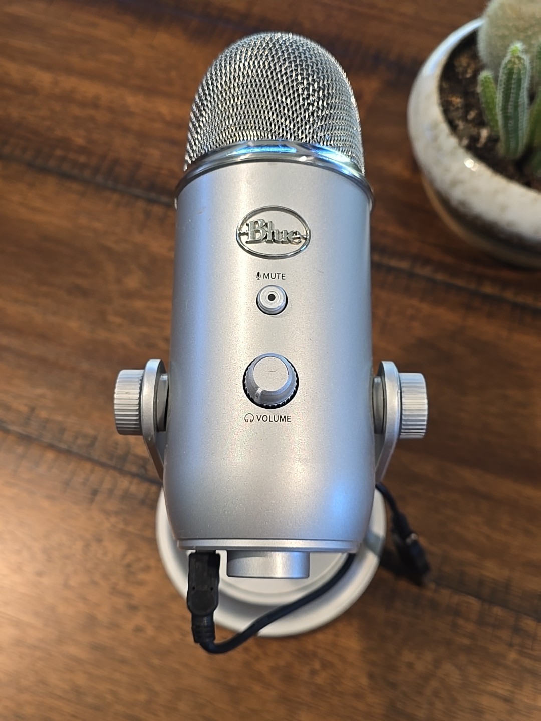 Blue YETI Professional Multi-Pattern USB Microphone with Blue VO!CE Silver