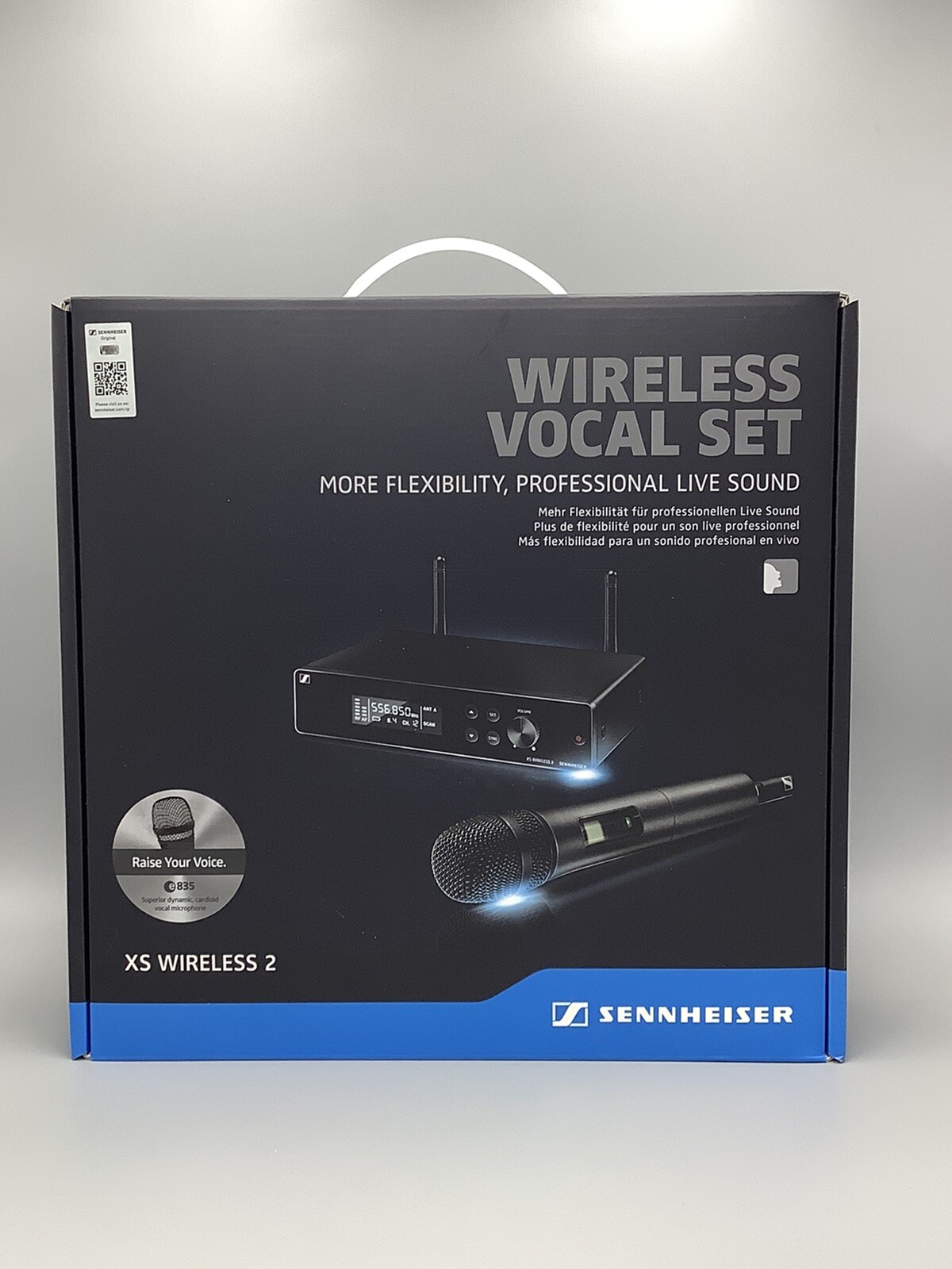 *NEW* SENNHEISER XS Wireless 2 Vocal Set XSW 2-835 Freq. Range A: 548 – 572 MHz