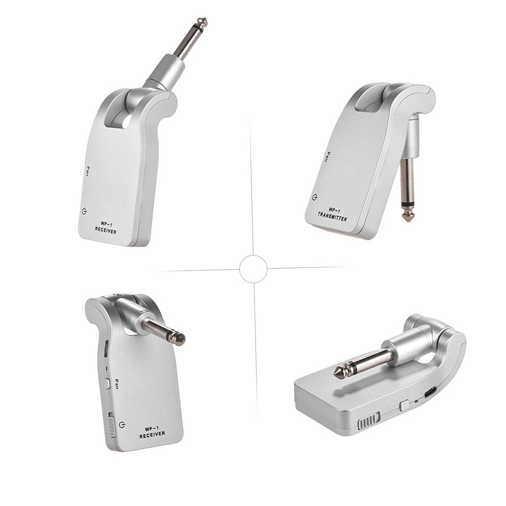 2.4G Guitar Wireless System Transmitter Receiver Rechargeable 6 Channels T7N8
