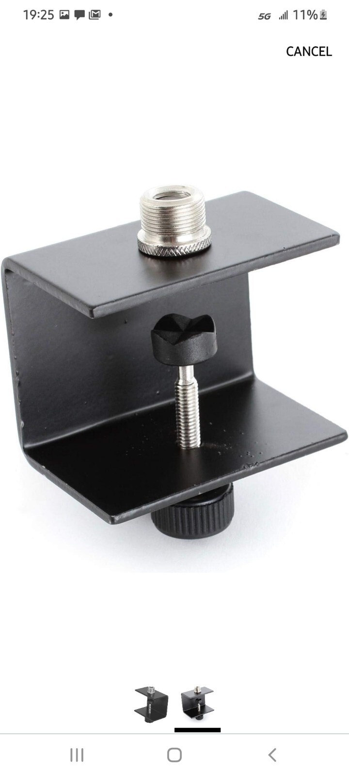 On-Stage TM03 Table Top Mic Clamp