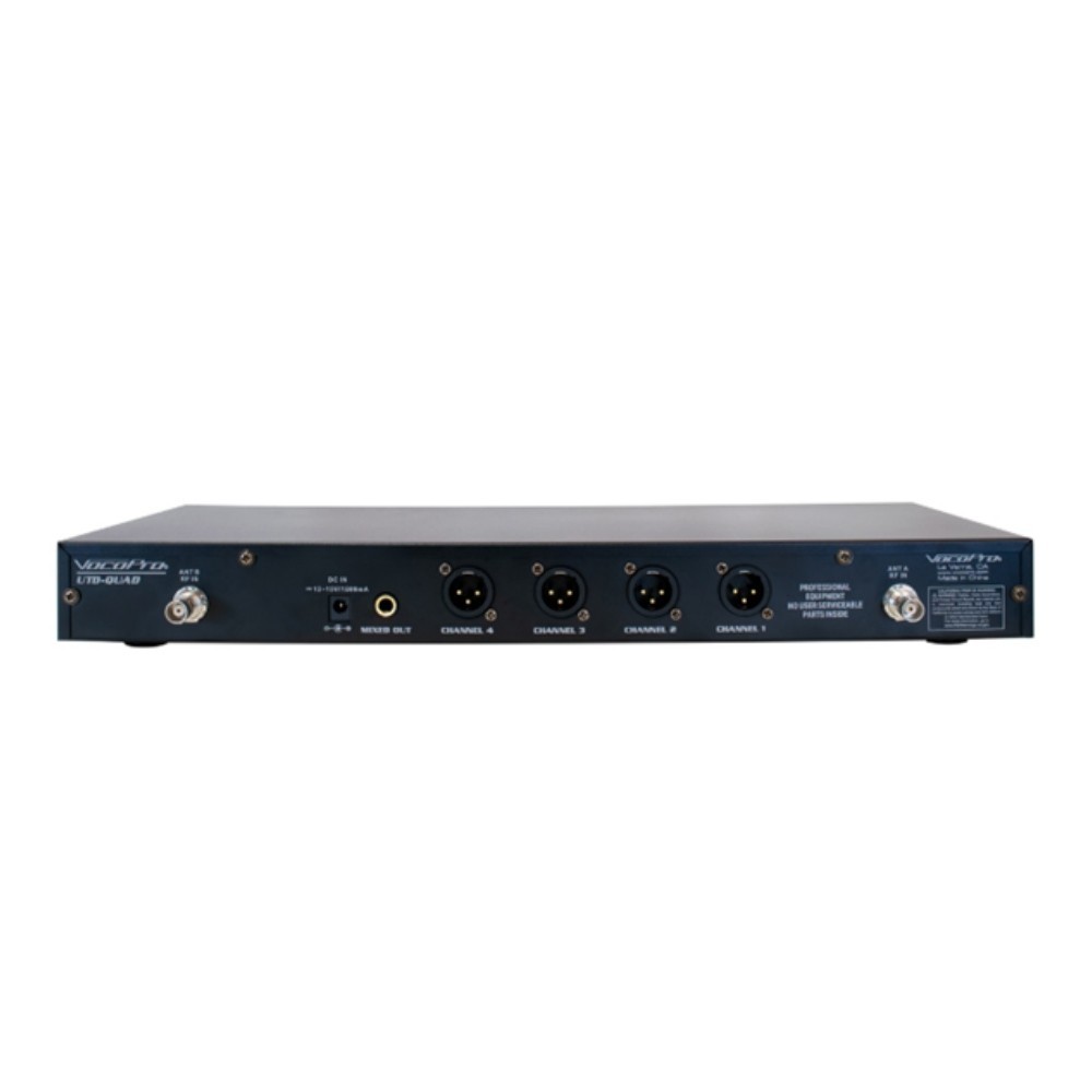 VOCOPRO UTD-QUAD-VIVID 4 Multi-Color Handhled Wireless Microphone System
