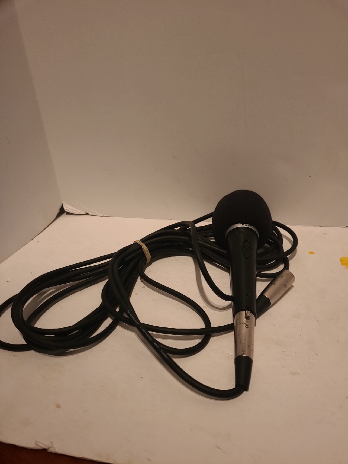 Vintage Shure Microphone PG48- 3 Pin Low Noise Cable