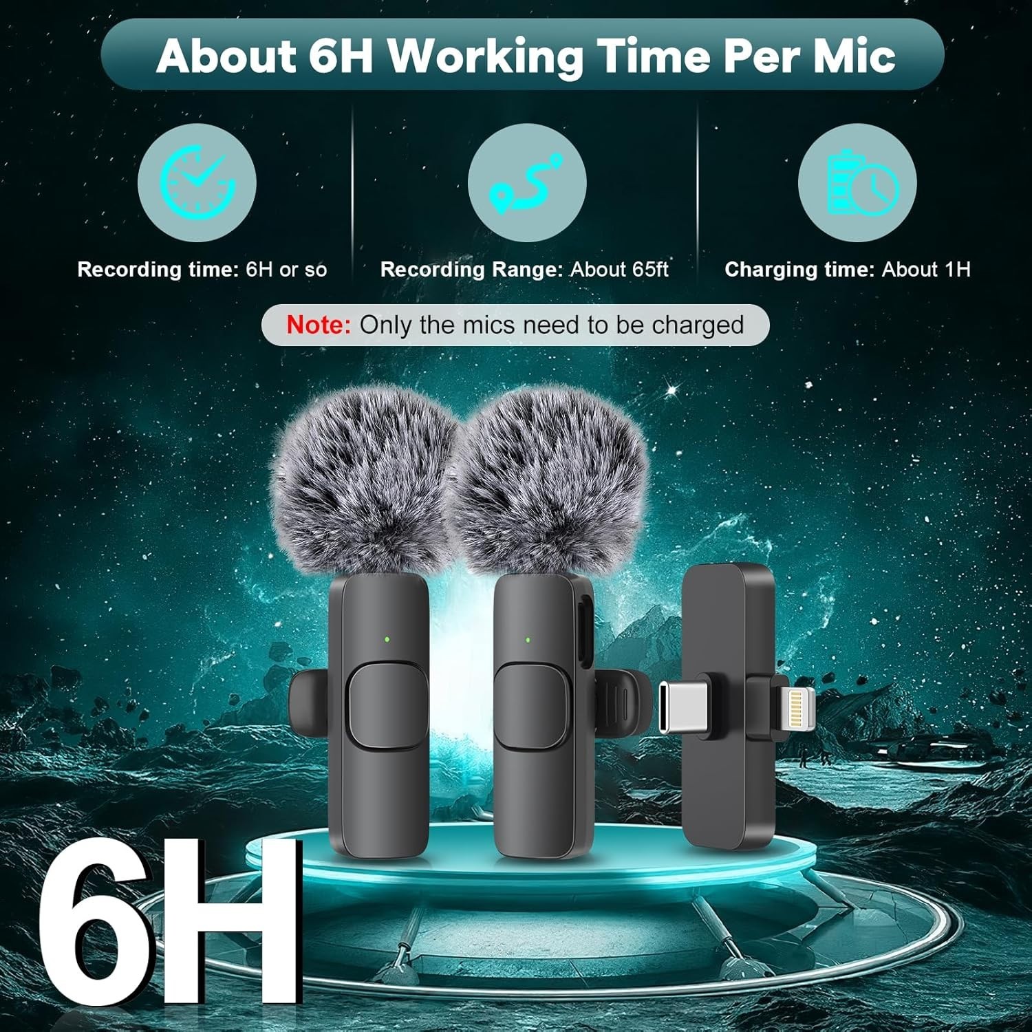 Compact Wireless Lavalier Mic for Content Creators – Noise Reduction & Clarity