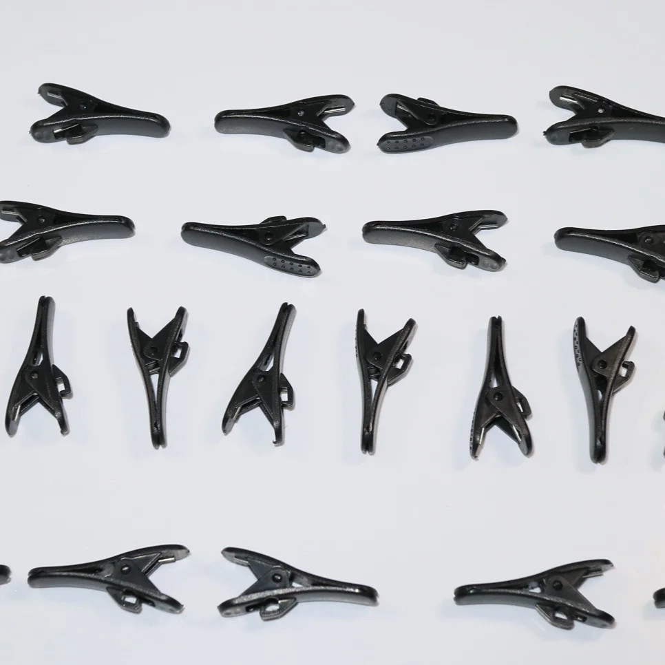10-Pack Plastic Grip Clip for ME4 Lavalier Mic CX Series Earphone Fit 1mm 1.5mm