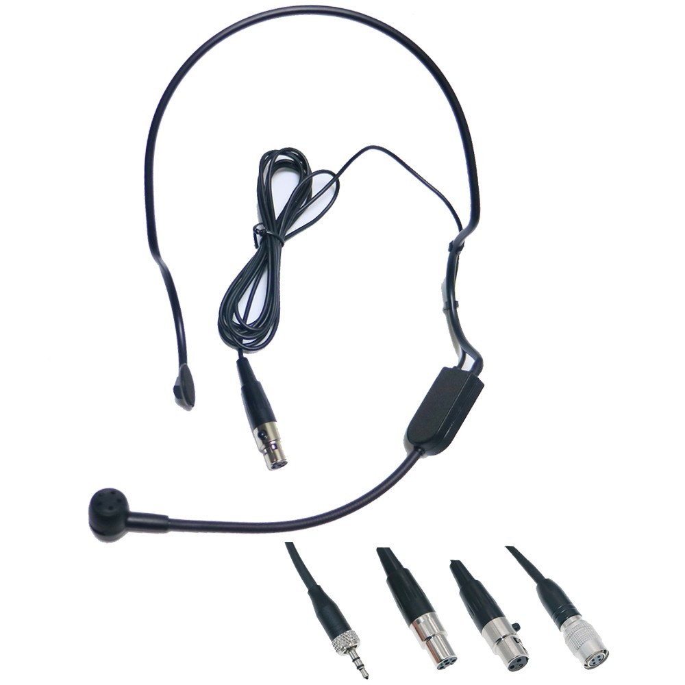 PGA51 Headset Microphone For Shure 4in PSennheiser G2 G3 G4 AKG 3Pin BeltPack